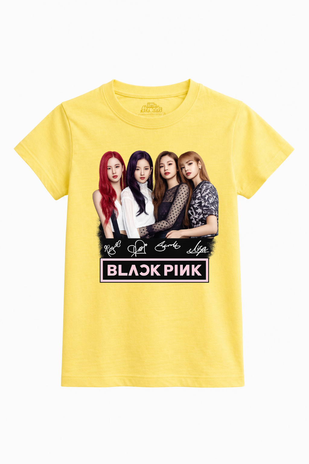Black Pink Band Graphic Tee