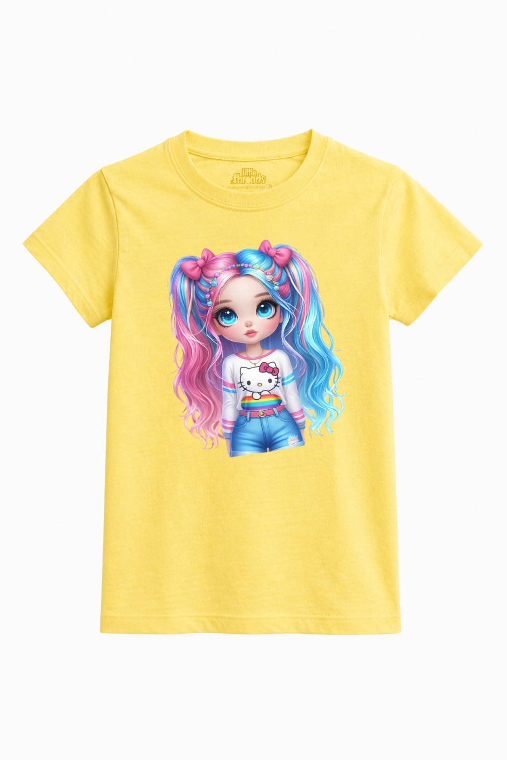 Pastel Doll Girl Tee