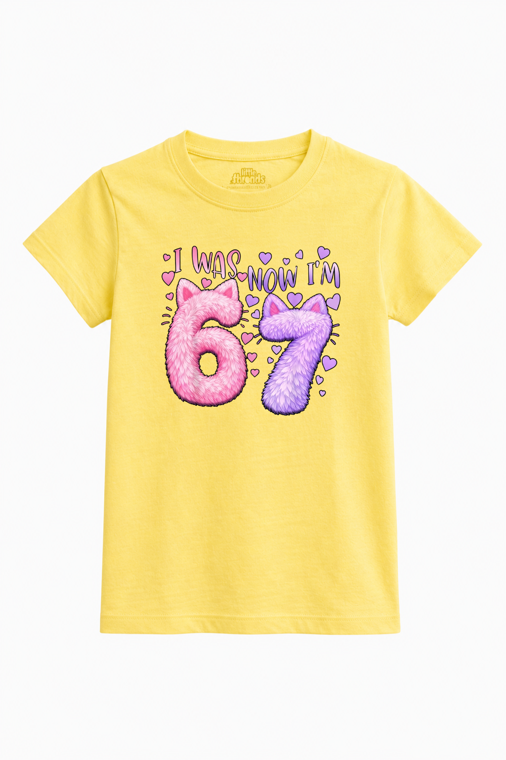 I Was 6 Now I’m 7 Princess Birthday Tee