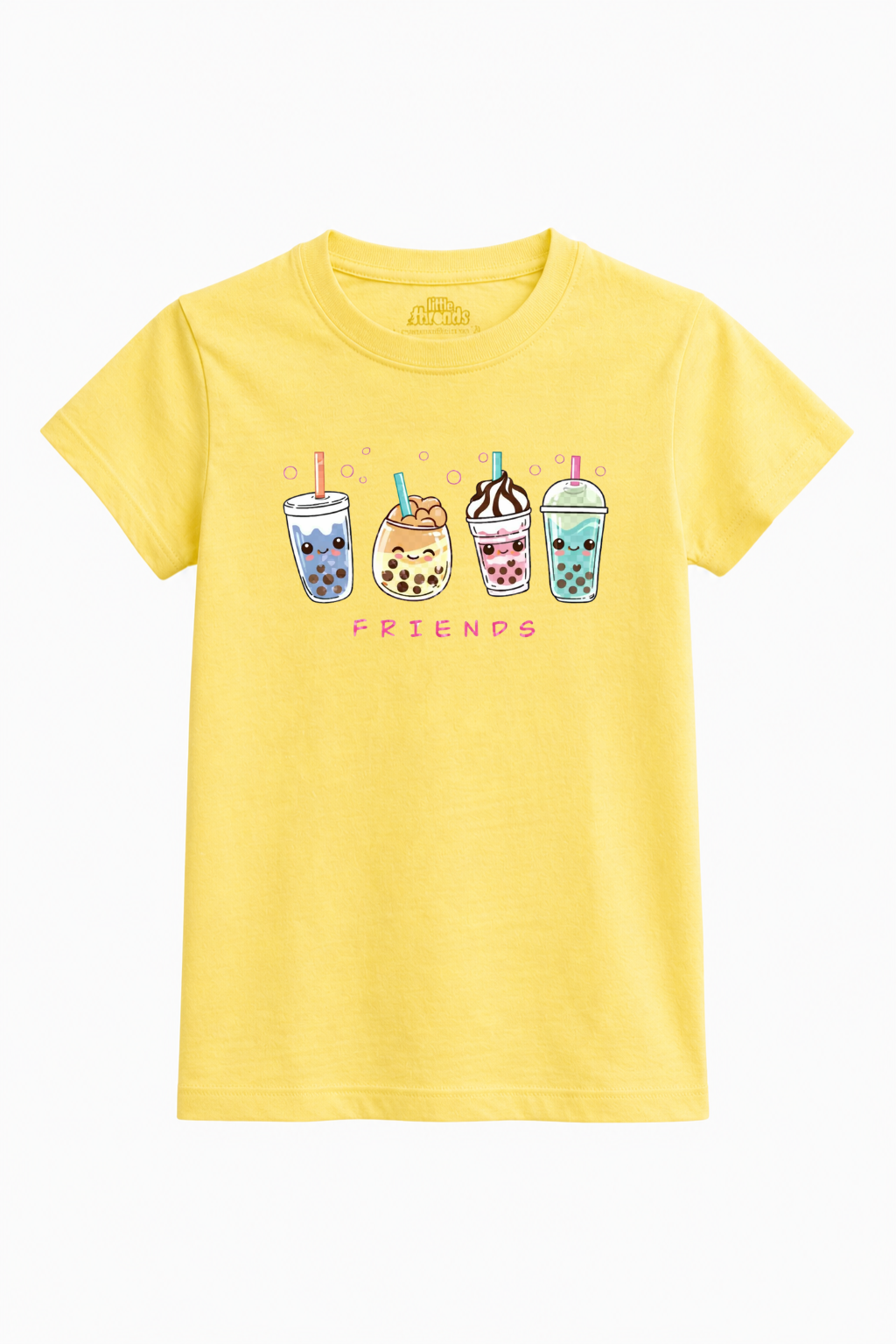 Cute Boba Friends Kids T-Shirt