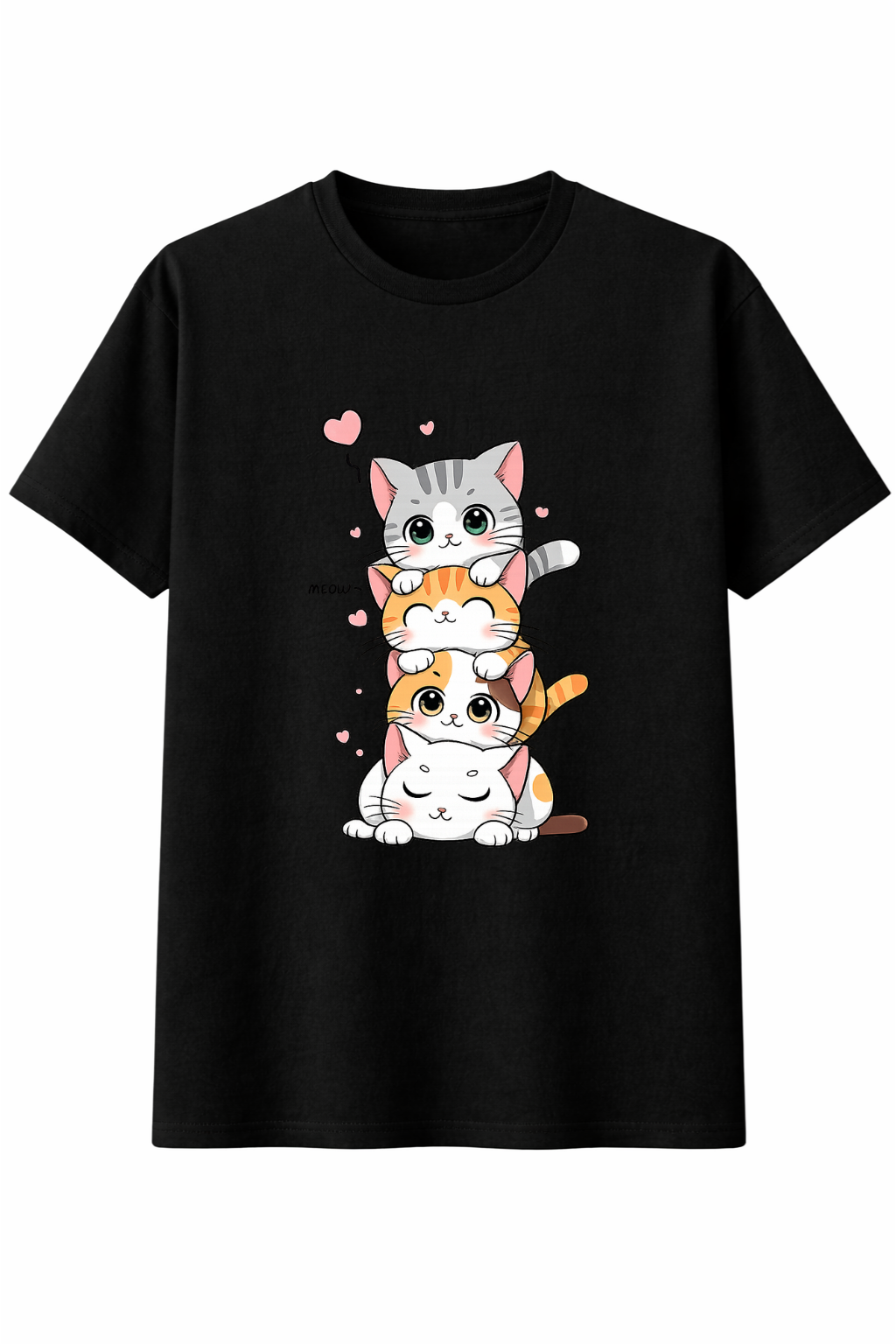 Purrfect Stack Graphic Tee