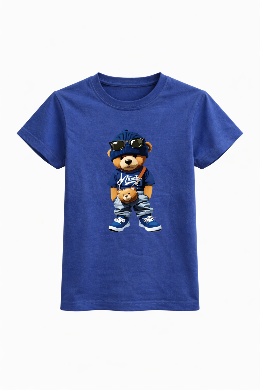 Drip Teddy Graphic Cotton Tee