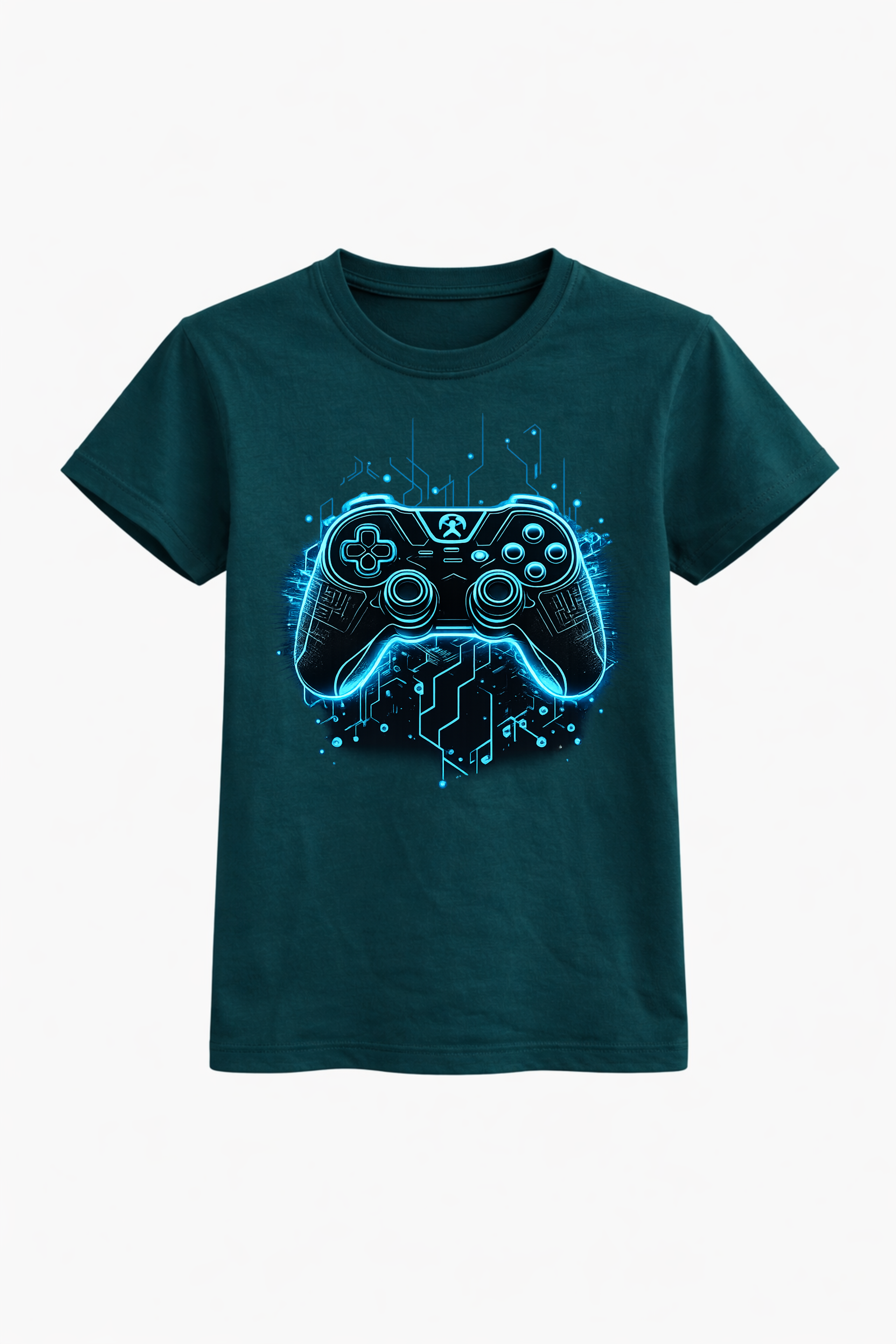 Luminous Blue 3D Graphic Tee