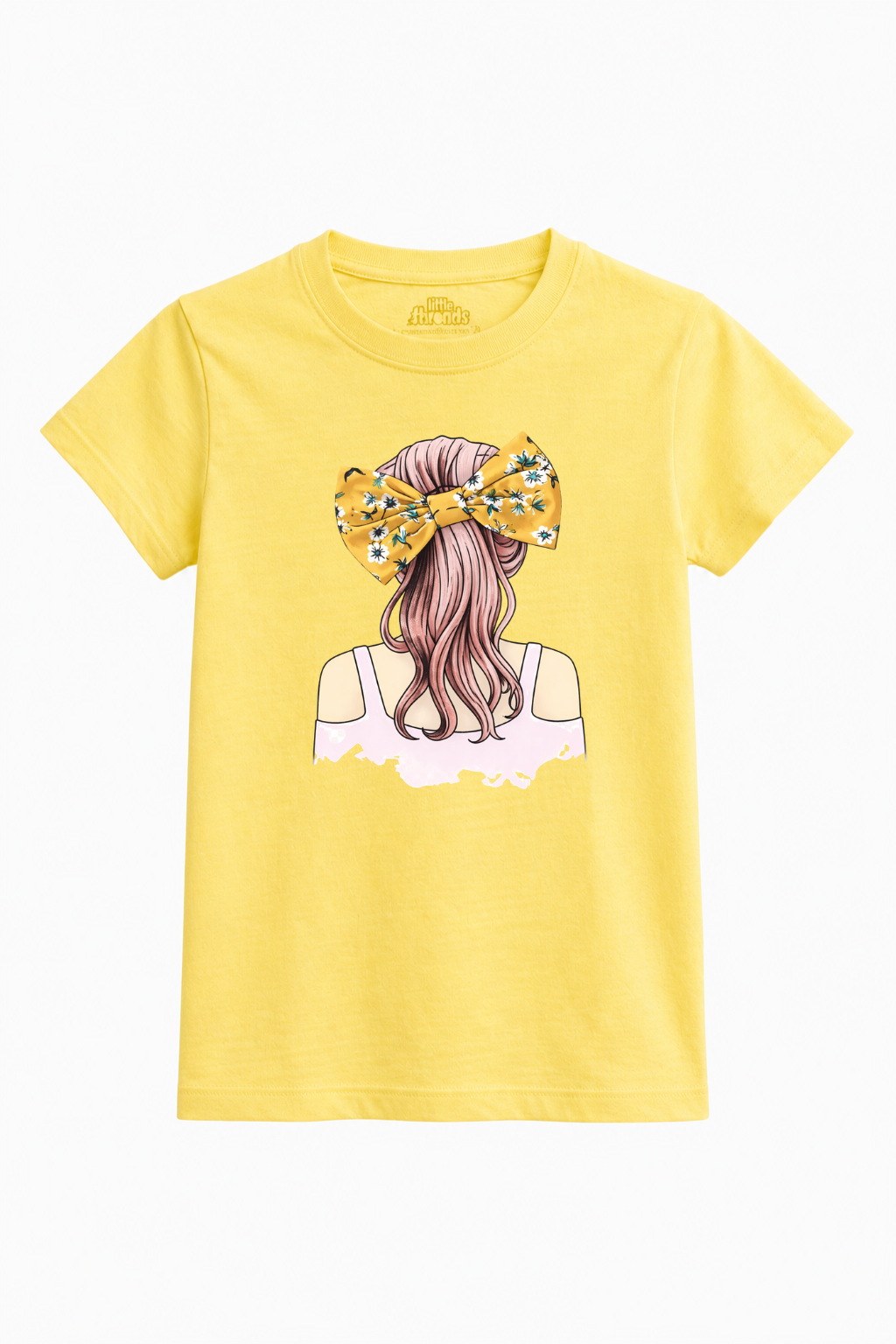 Floral Bow Girl Tee
