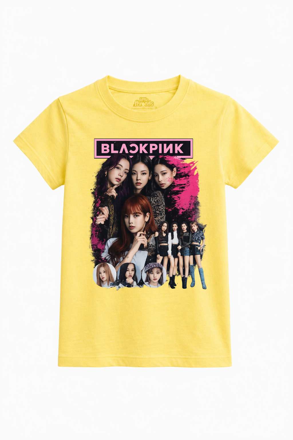 Black Pink Graphic Tee
