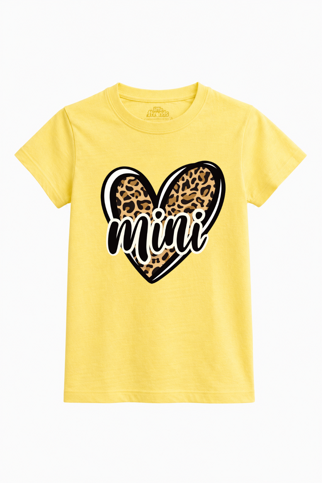 Mini Leopard Heart Tee
