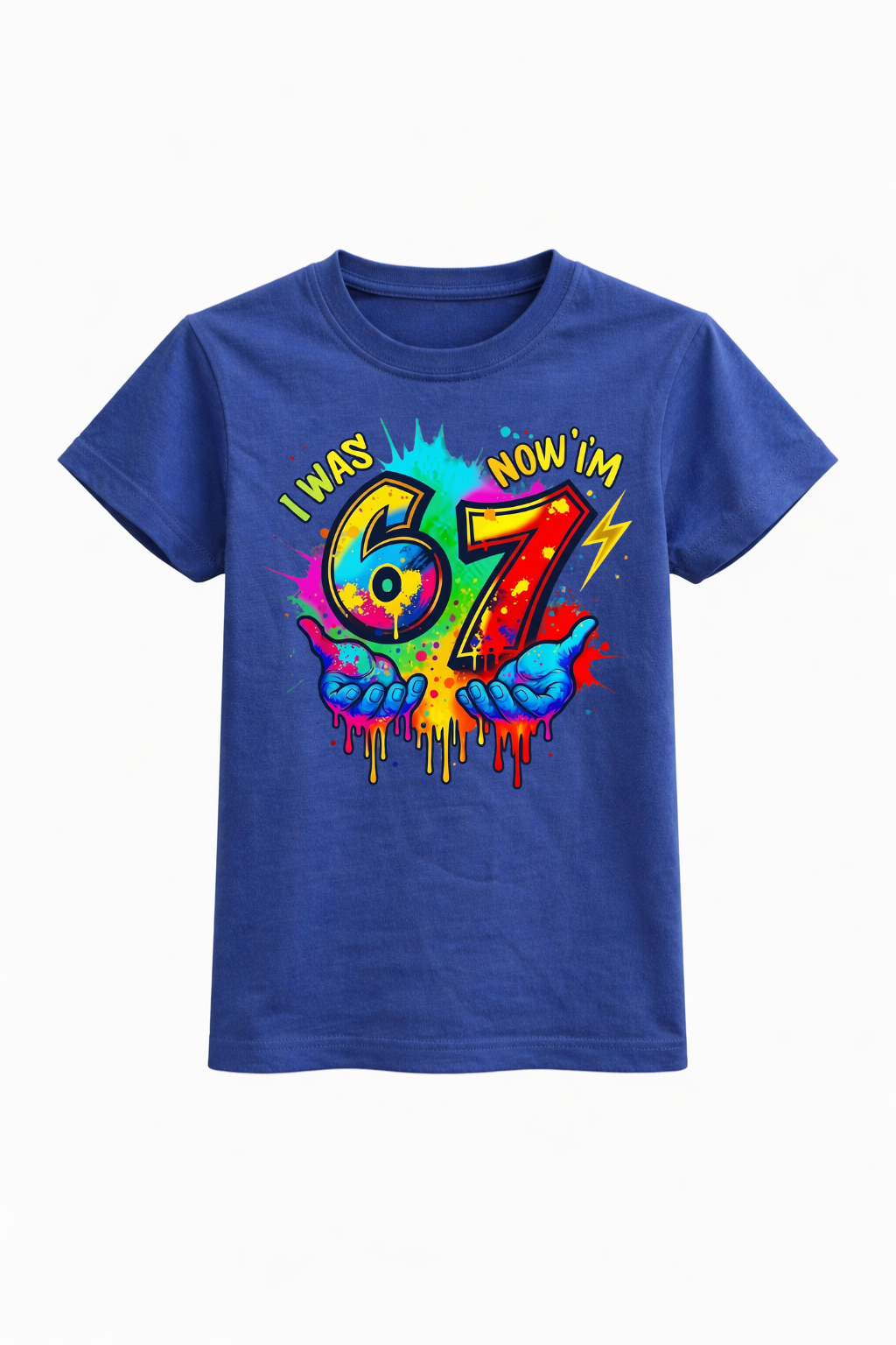 I Was 6 Now I’m 7 Birthday Tee