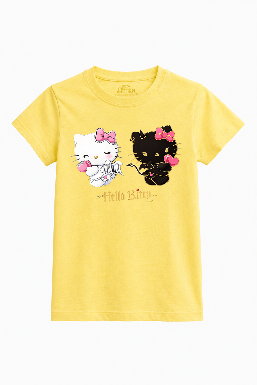 Angel & Devil Kitty Tee