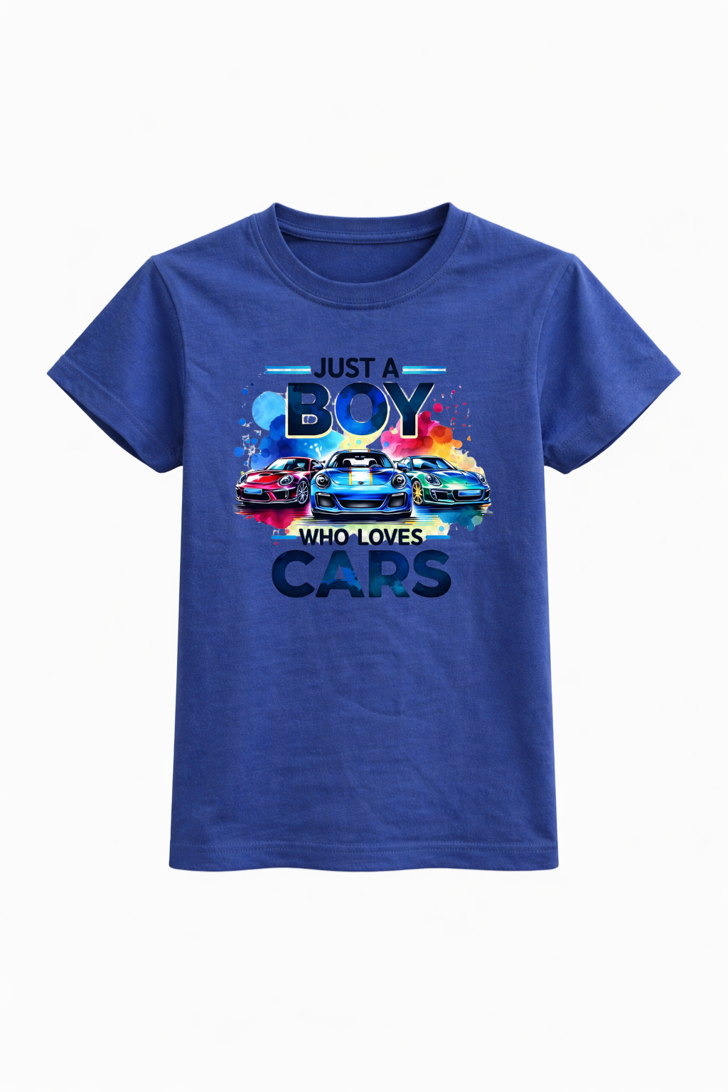 Boy Cars Graphic Cotton Tee