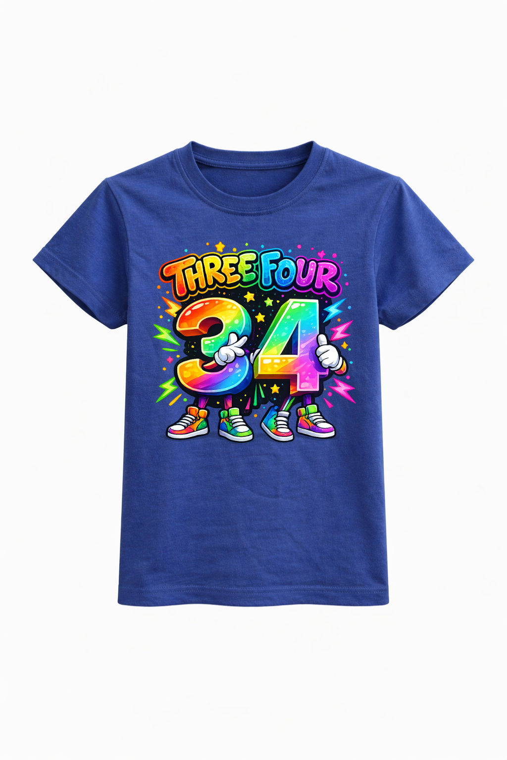 Three Four Friends Birthday Tee
