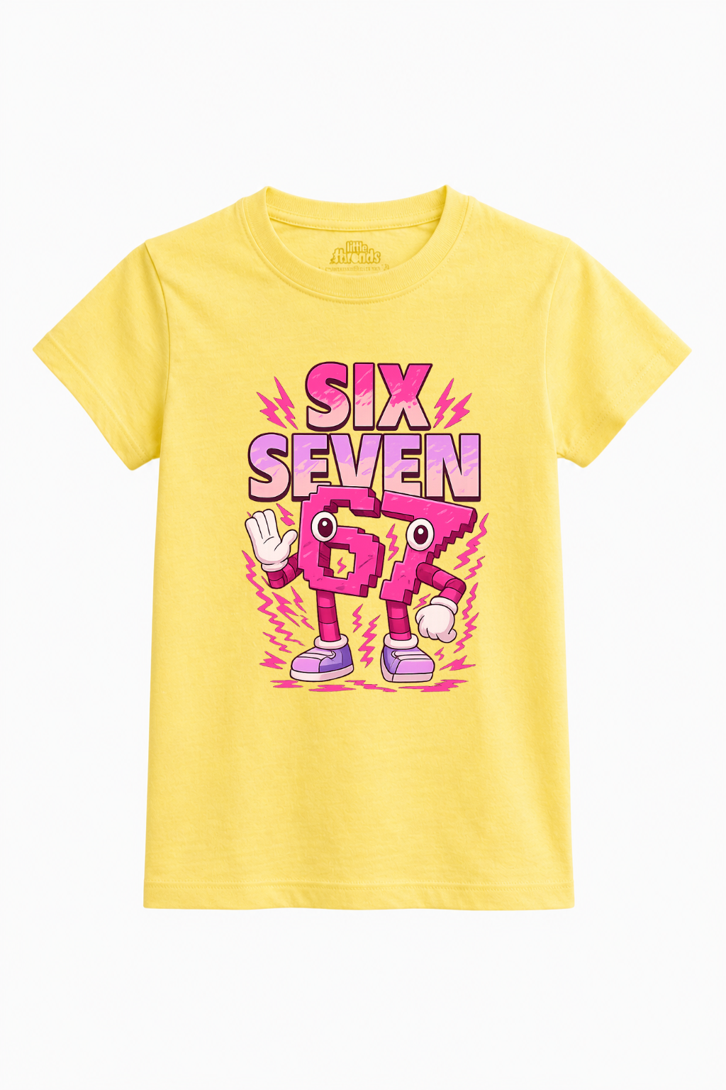 Six Seven 67 Pink Graphic Tee