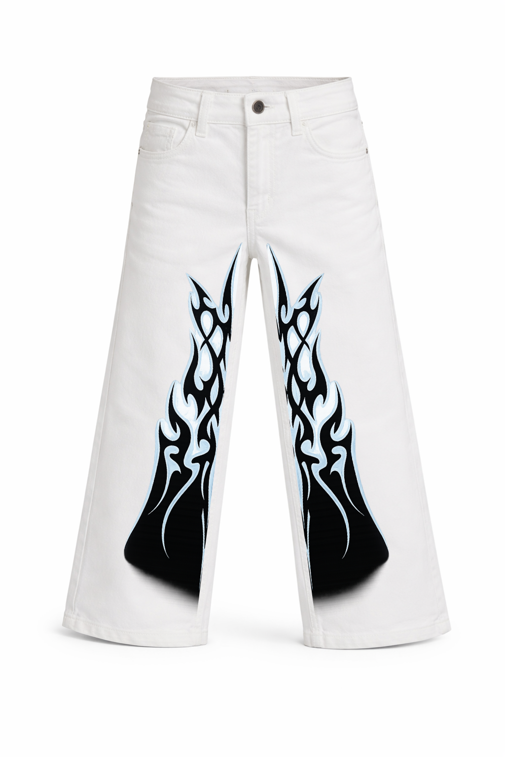 Midnight Flame Graphic Jeans