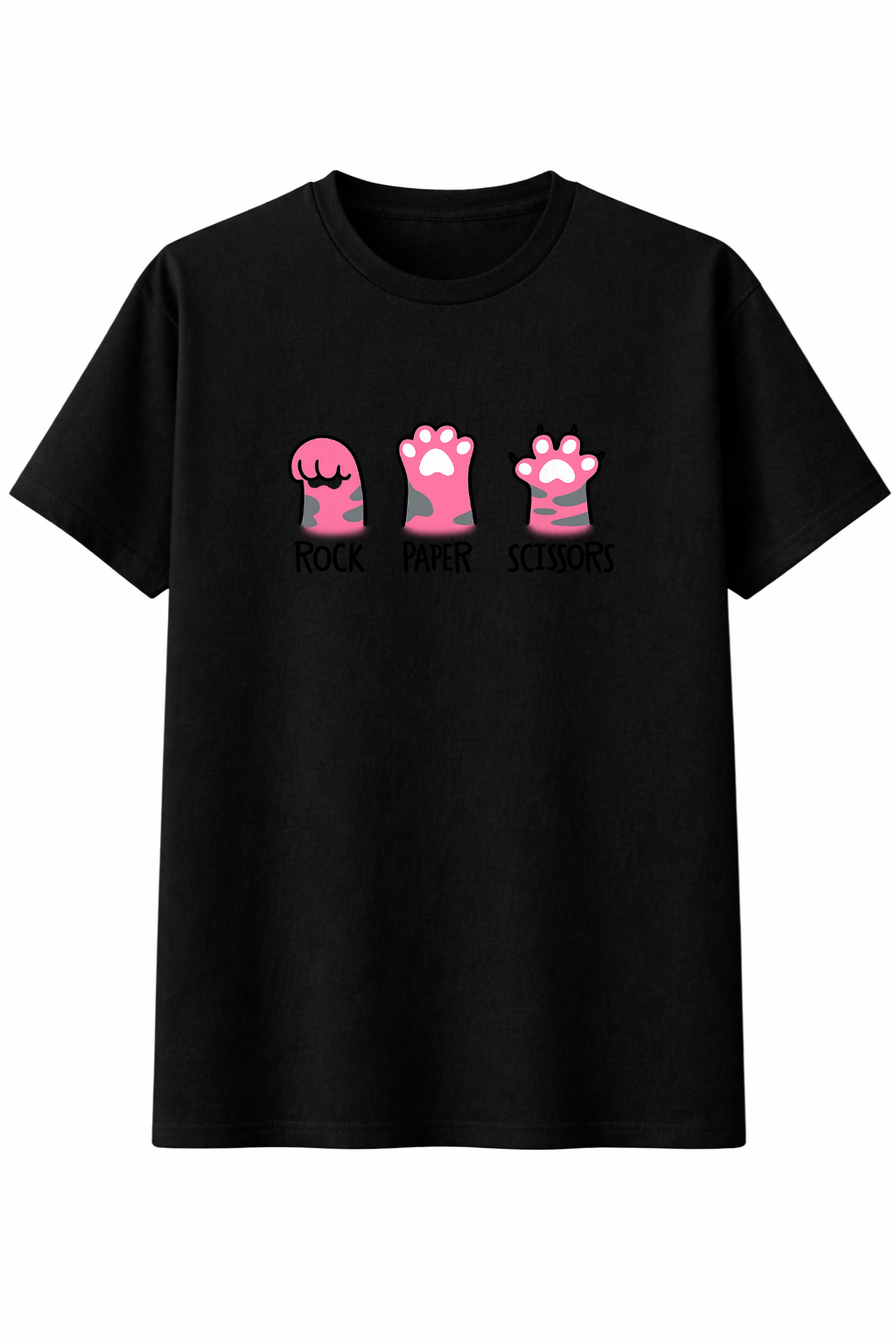 Rock Paper Scissors Graphic Tee