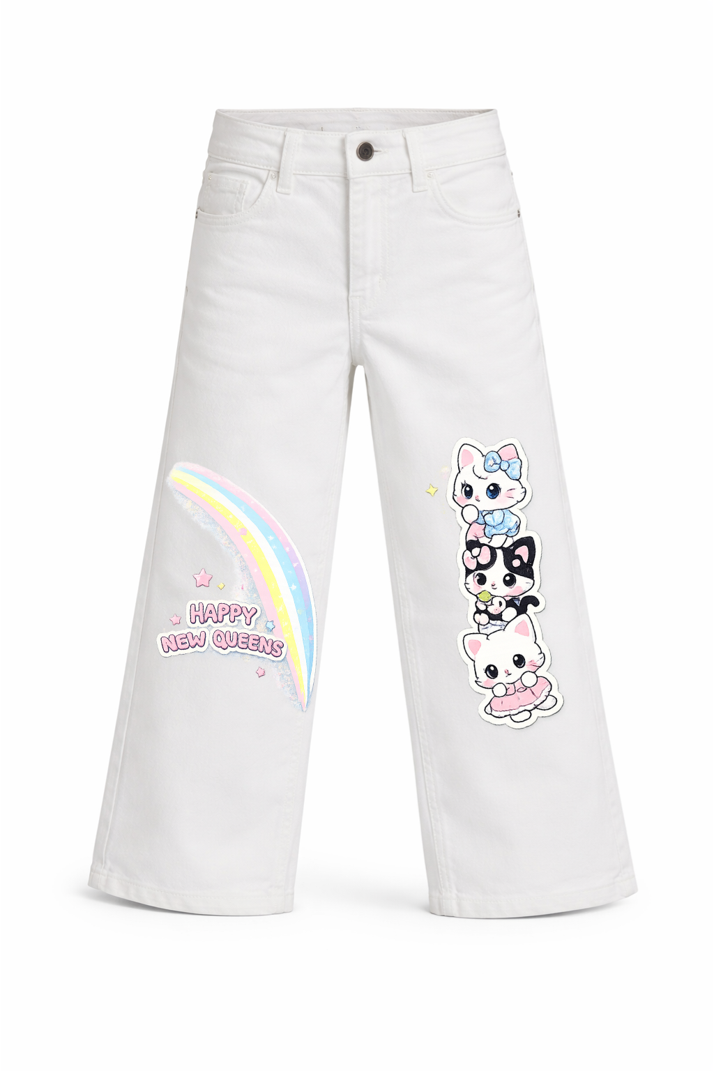 Rainbow Kitty Dreams Denim