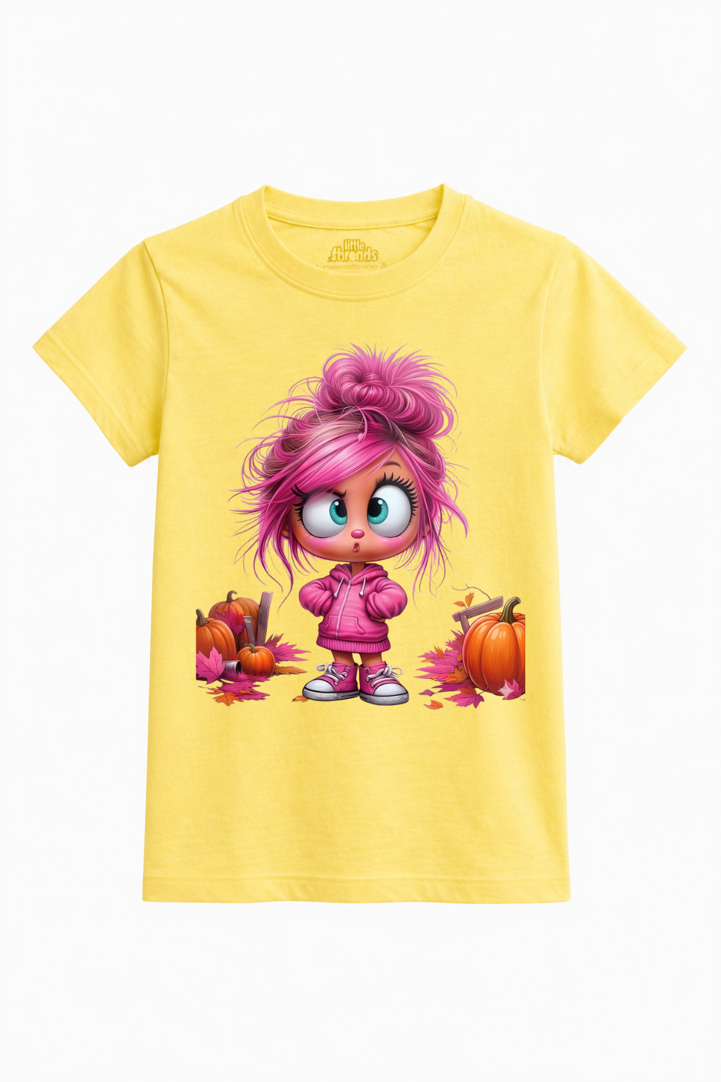 Pink Pumpkin Girl Tee