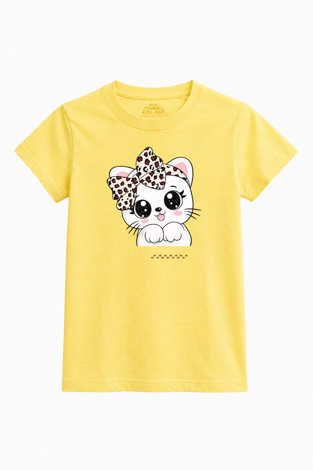 Cute Kitty Bow Tee