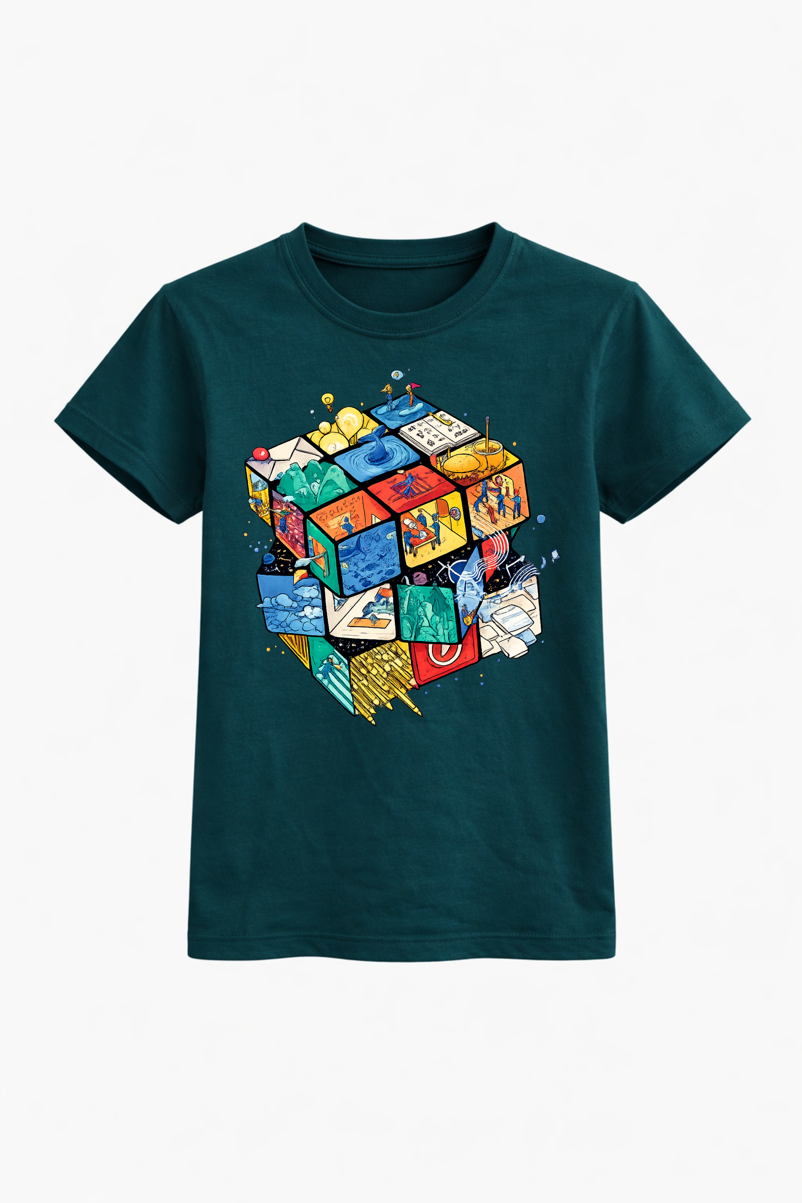 Creative Cube Graphic Tee