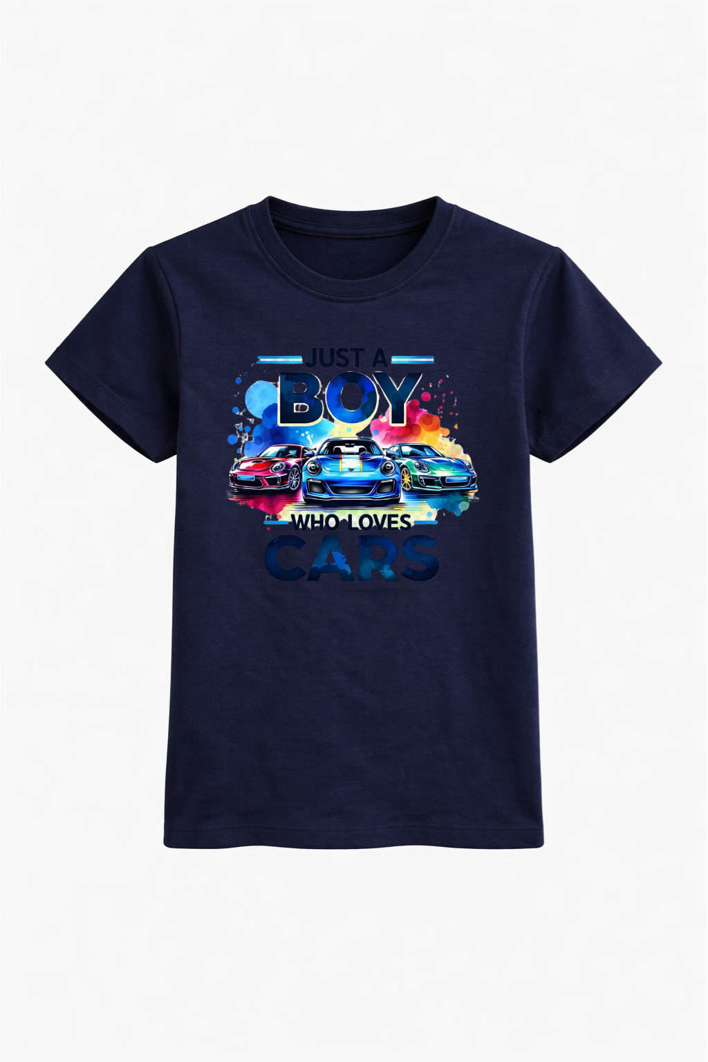 Boy Cars Graphic Cotton Tee