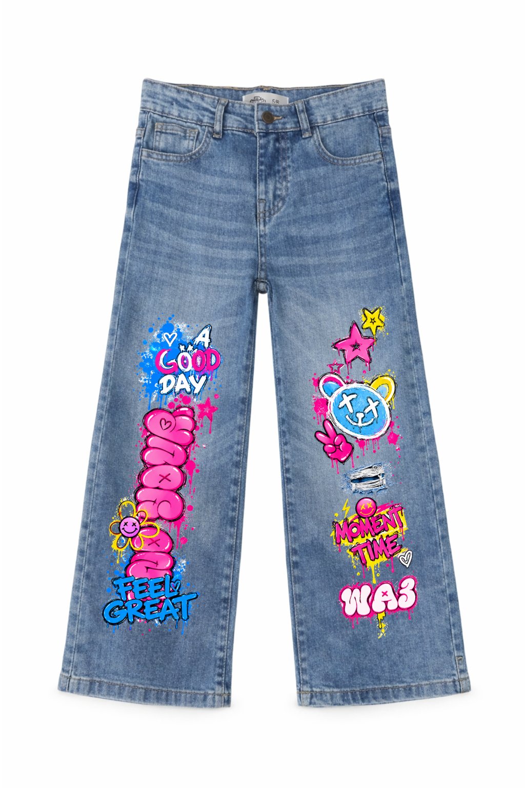 Good Day Graffiti Jeans