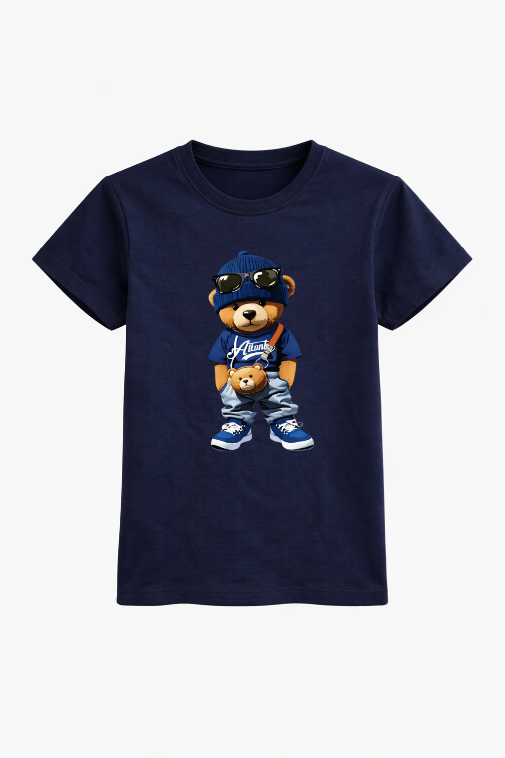 Drip Teddy Graphic Cotton Tee