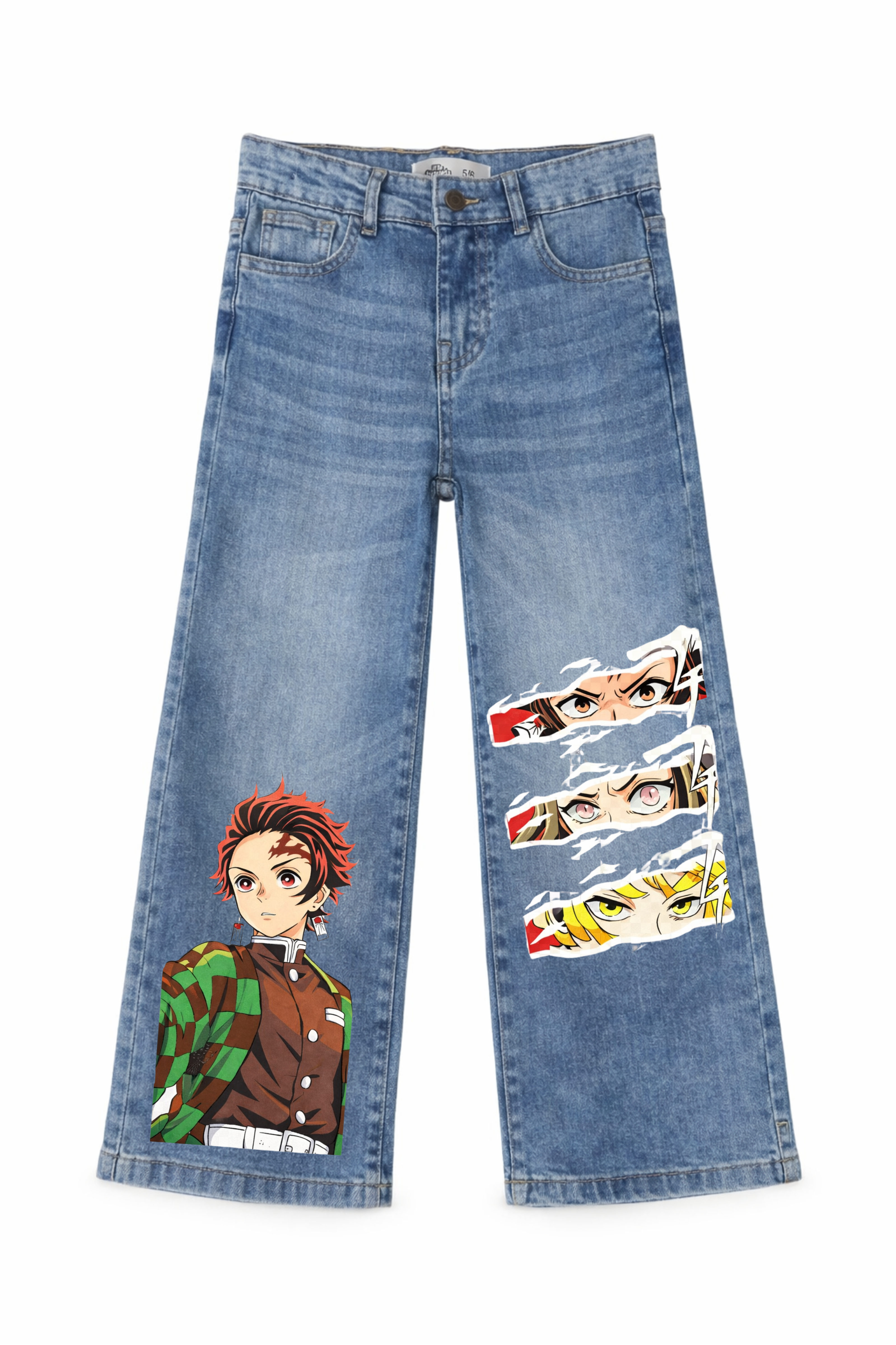 Anime Squad Graphic Denim Jeans