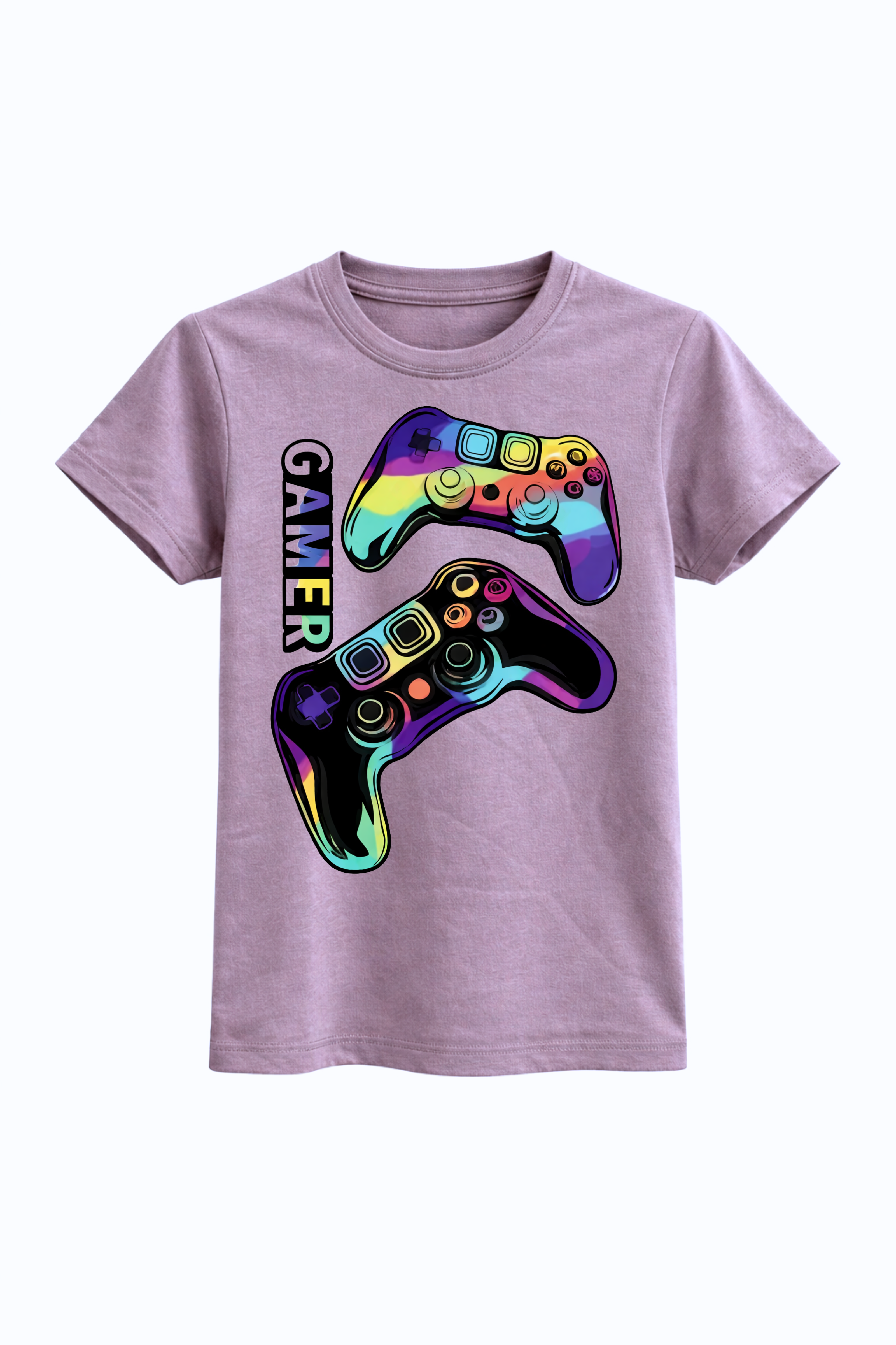 Neon Gamer Controllers T-Shirt