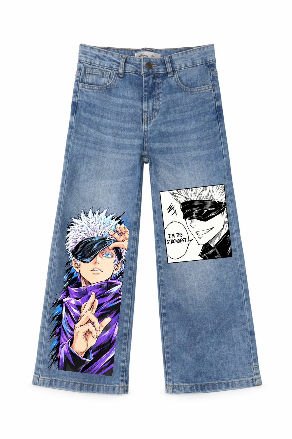 Gojo Strongest One Graphic Jeans