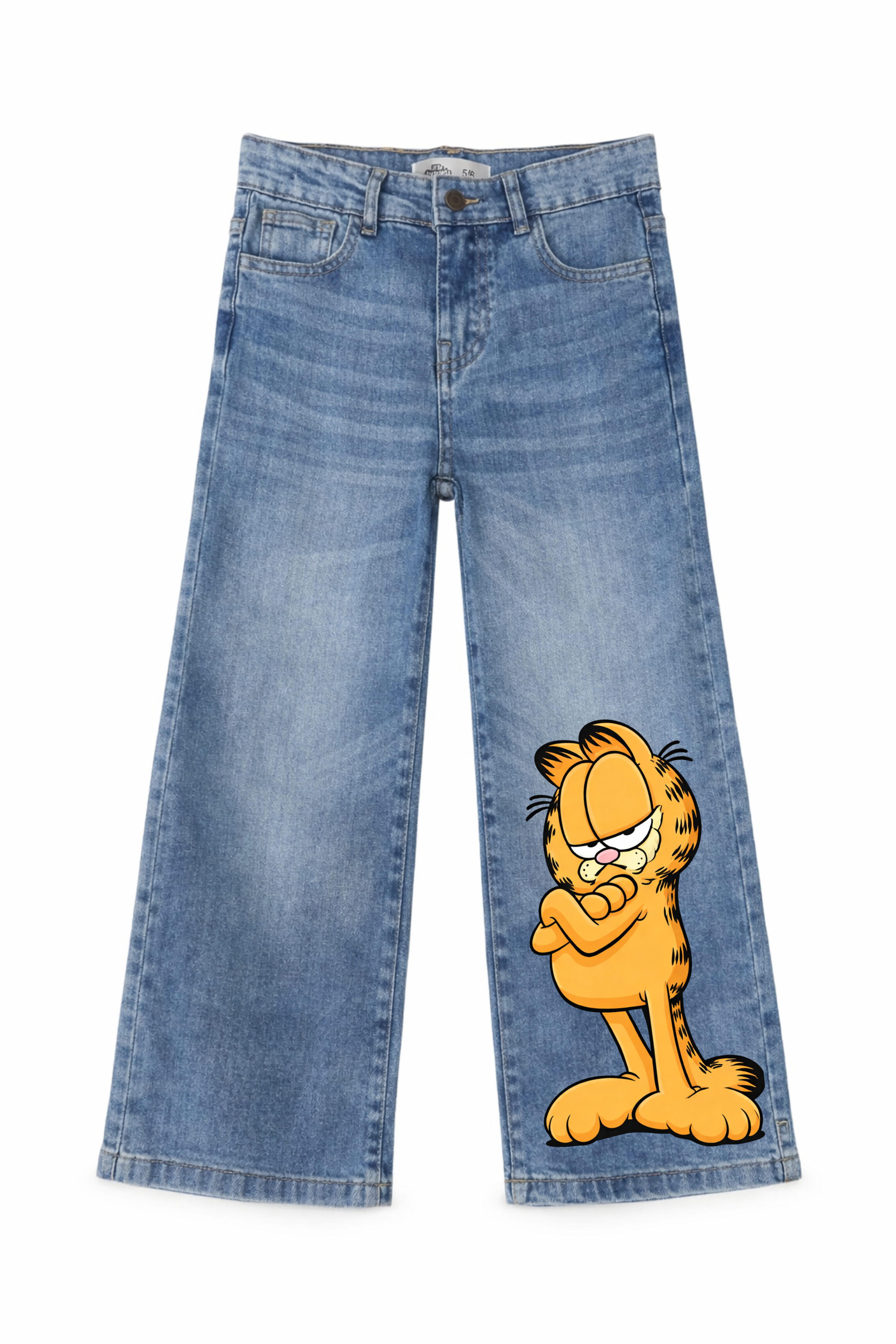 Cool Cat Graphic Denim Jeans