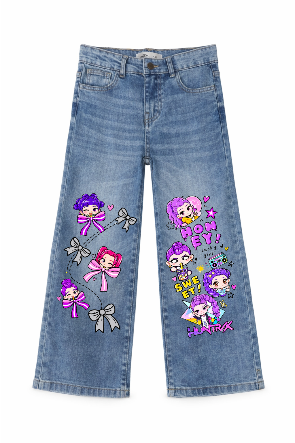 Huntrix Honey Pop Wide Leg Jeans