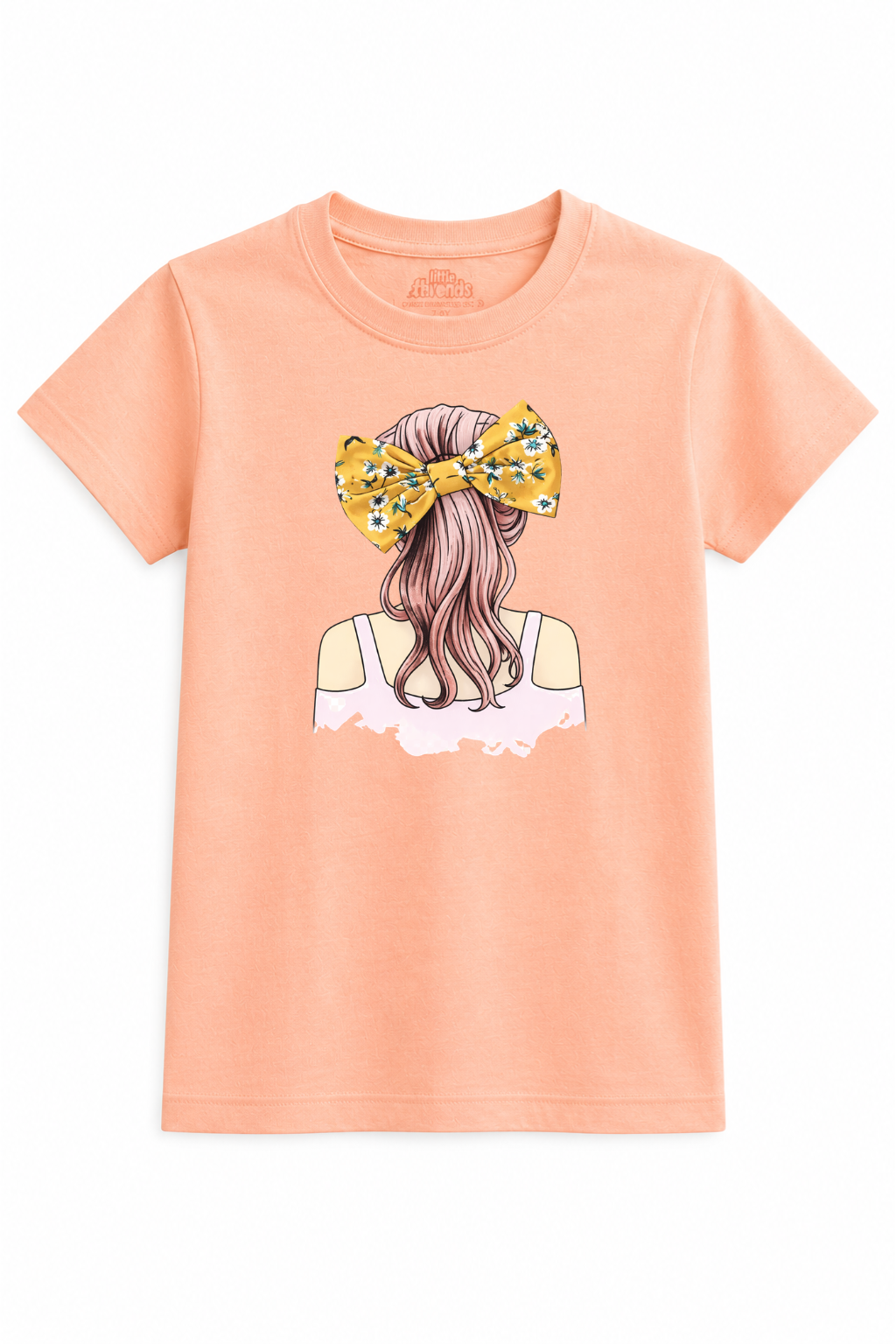 Floral Bow Girl Tee