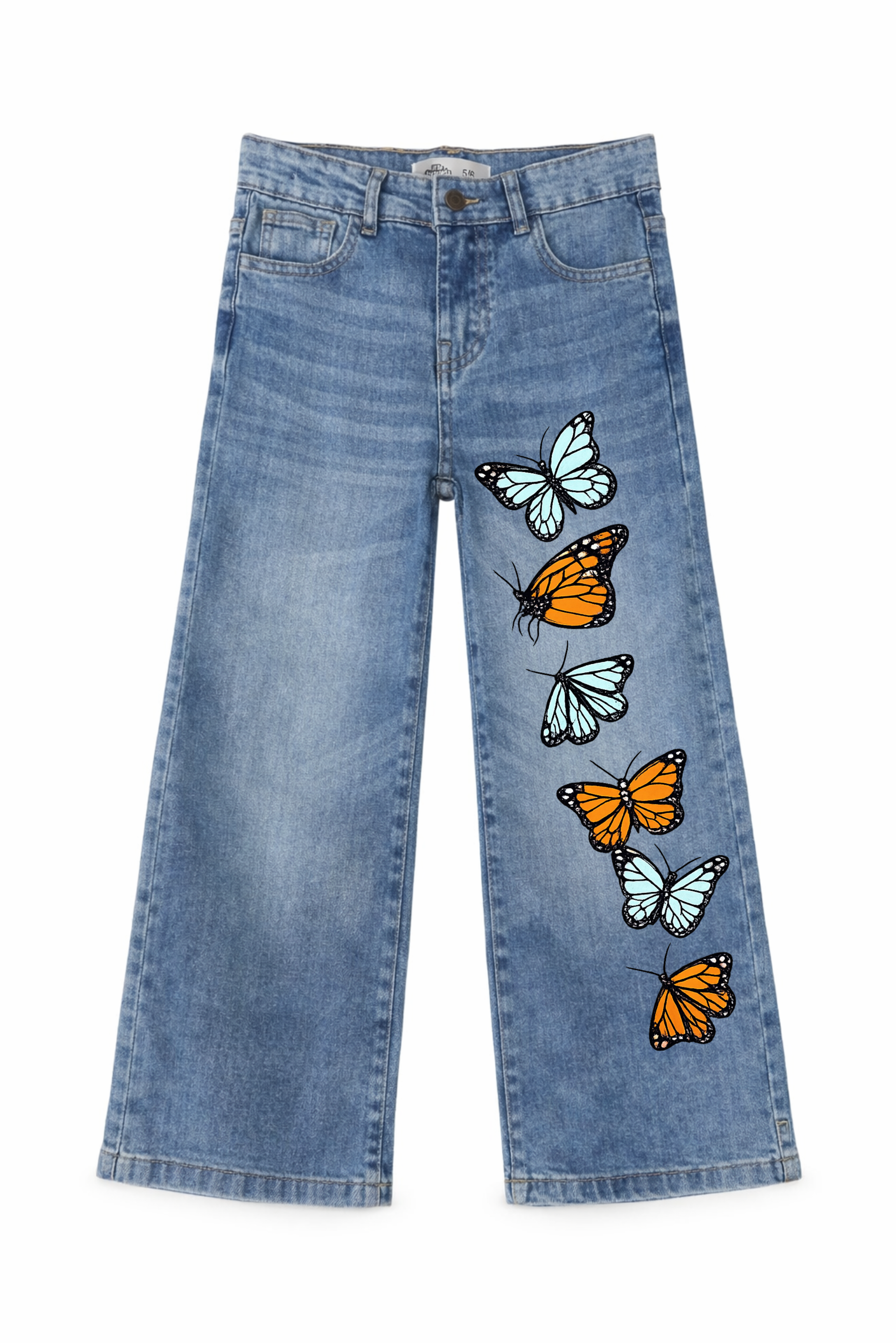 Monarch Flutter Graphic Denim Jeans