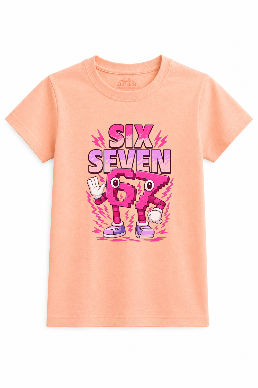 Six Seven 67 Pink Graphic Tee