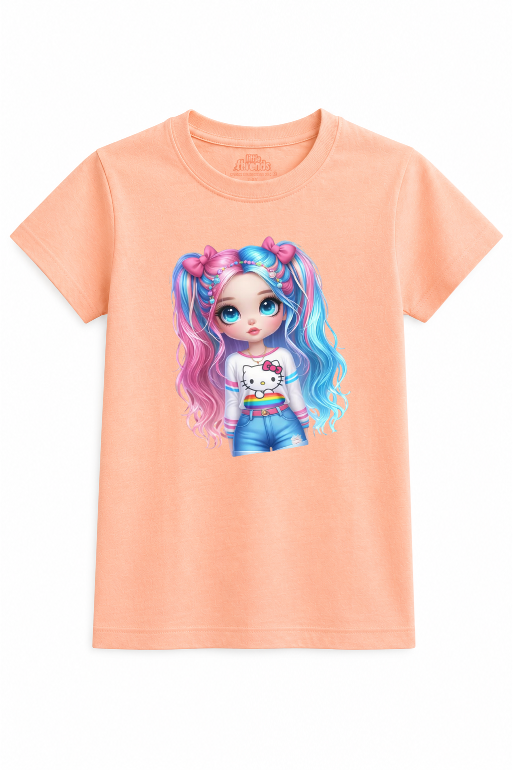 Pastel Doll Girl Tee