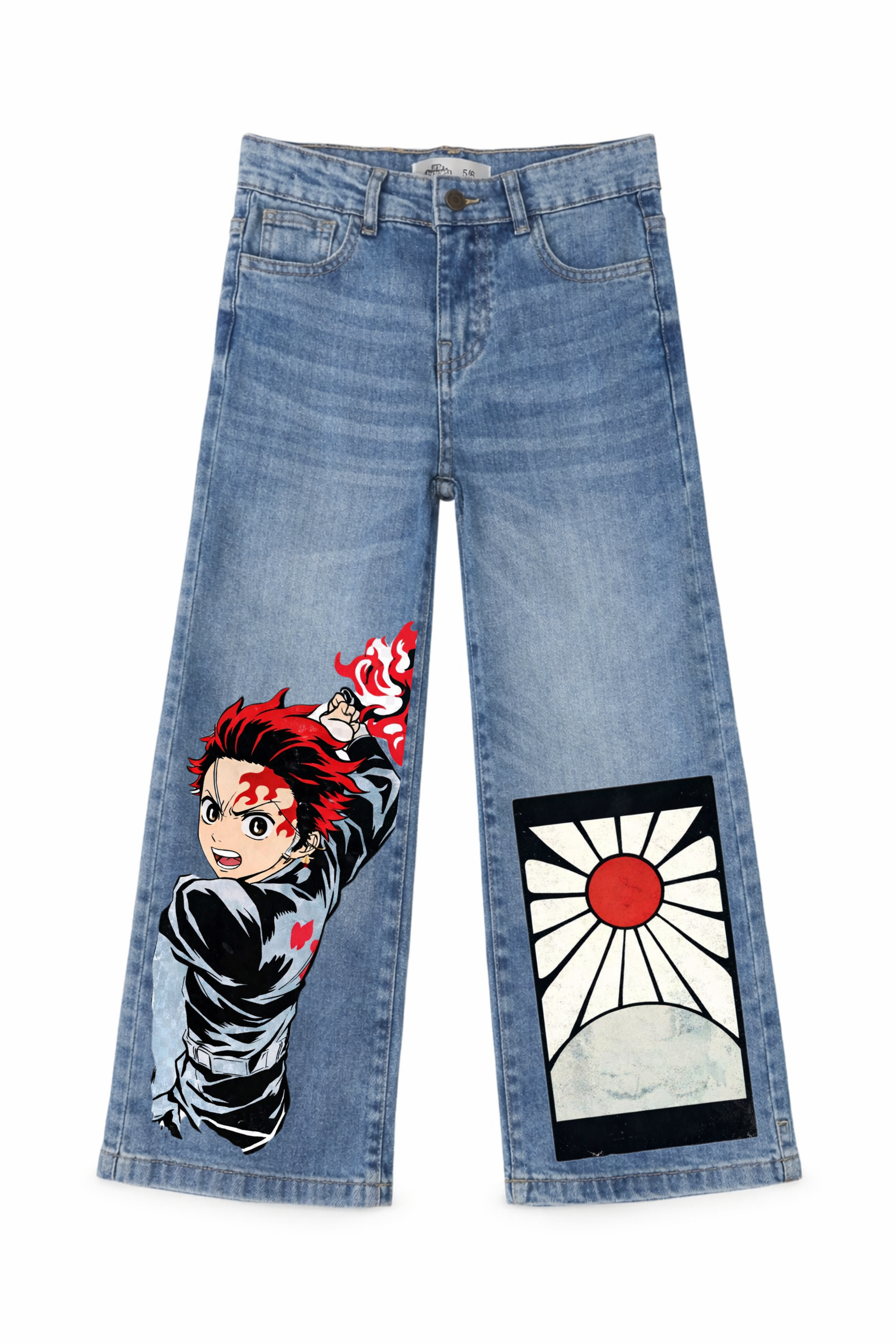 Flame Slayer Denim Jeans