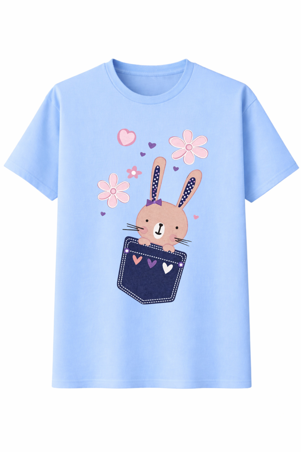 Cute Pocket Bunny Tee