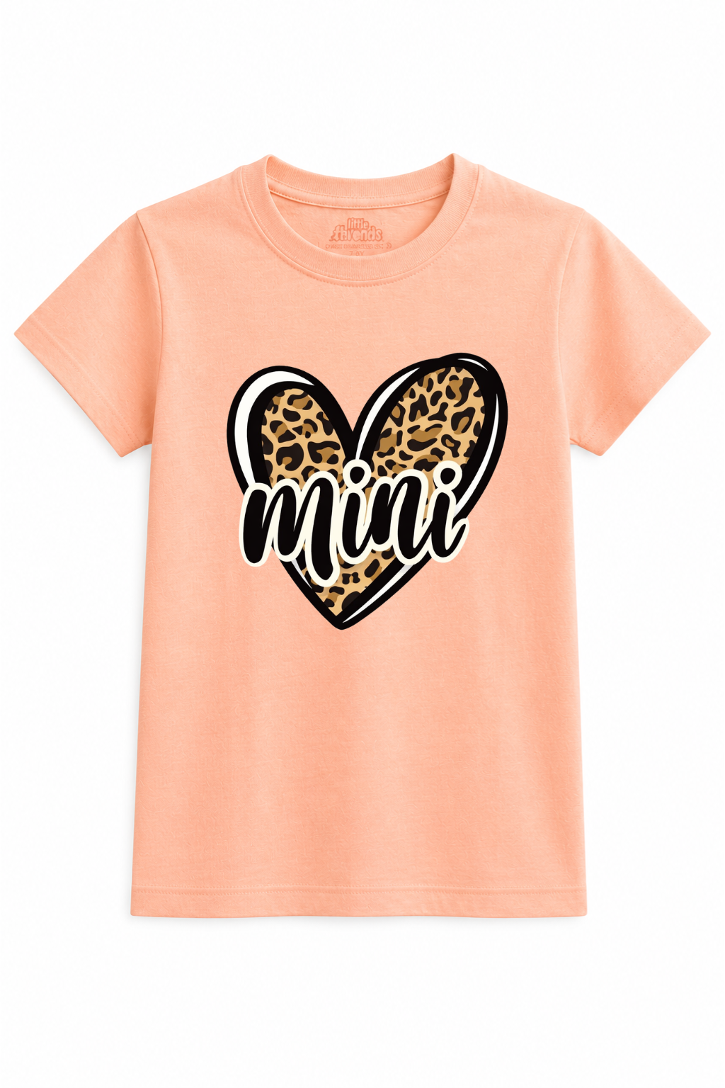 Mini Leopard Heart Tee