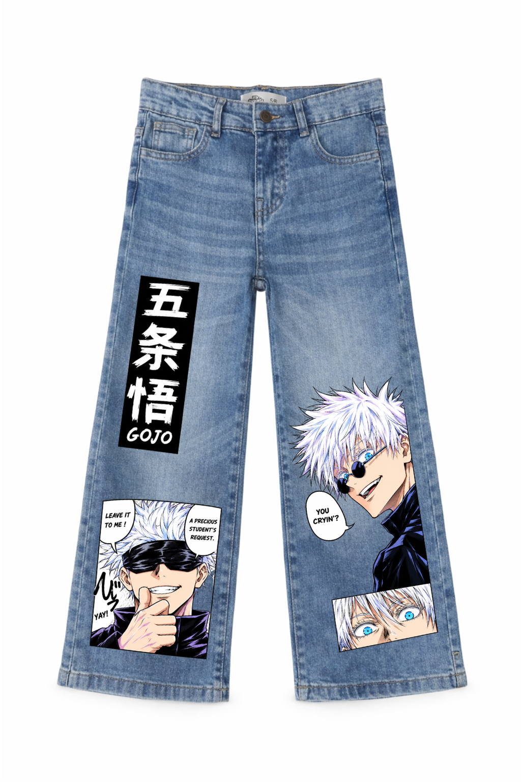 Gojo Saturo Graphic Jeans