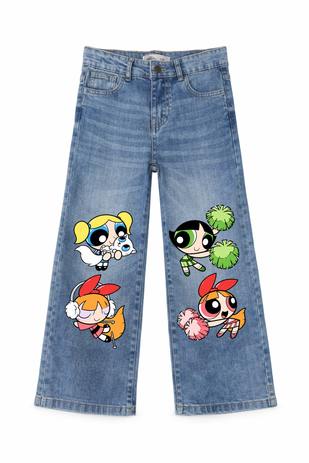 Powerpuff Cheer Squad Wide Leg Jeans