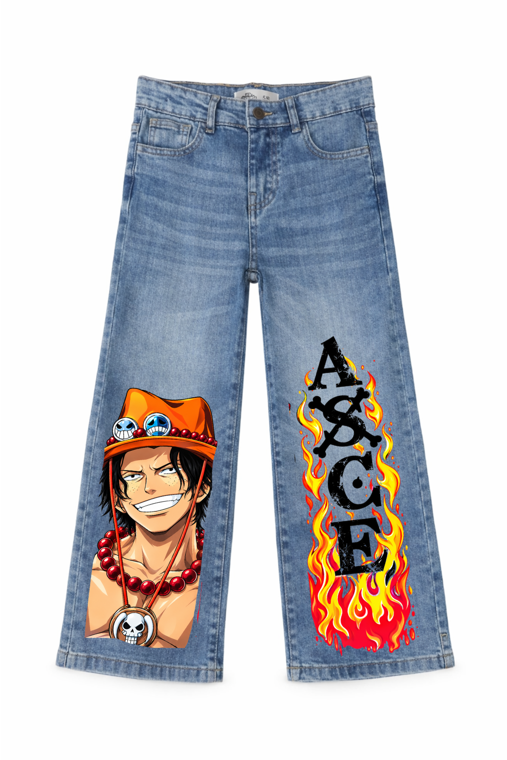 Ace Flame Graphic Jeans