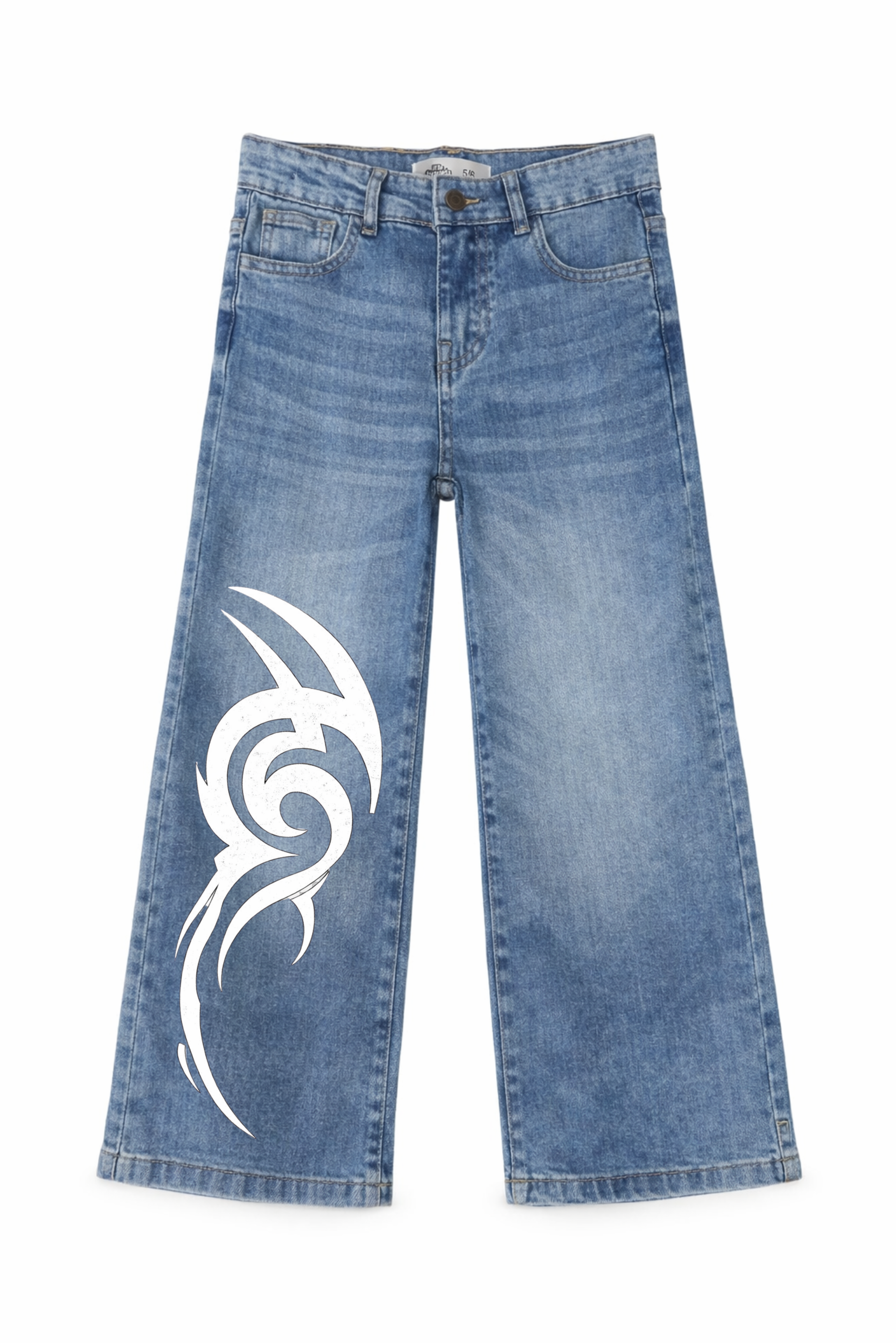 Tribal Wave Denim Jeans
