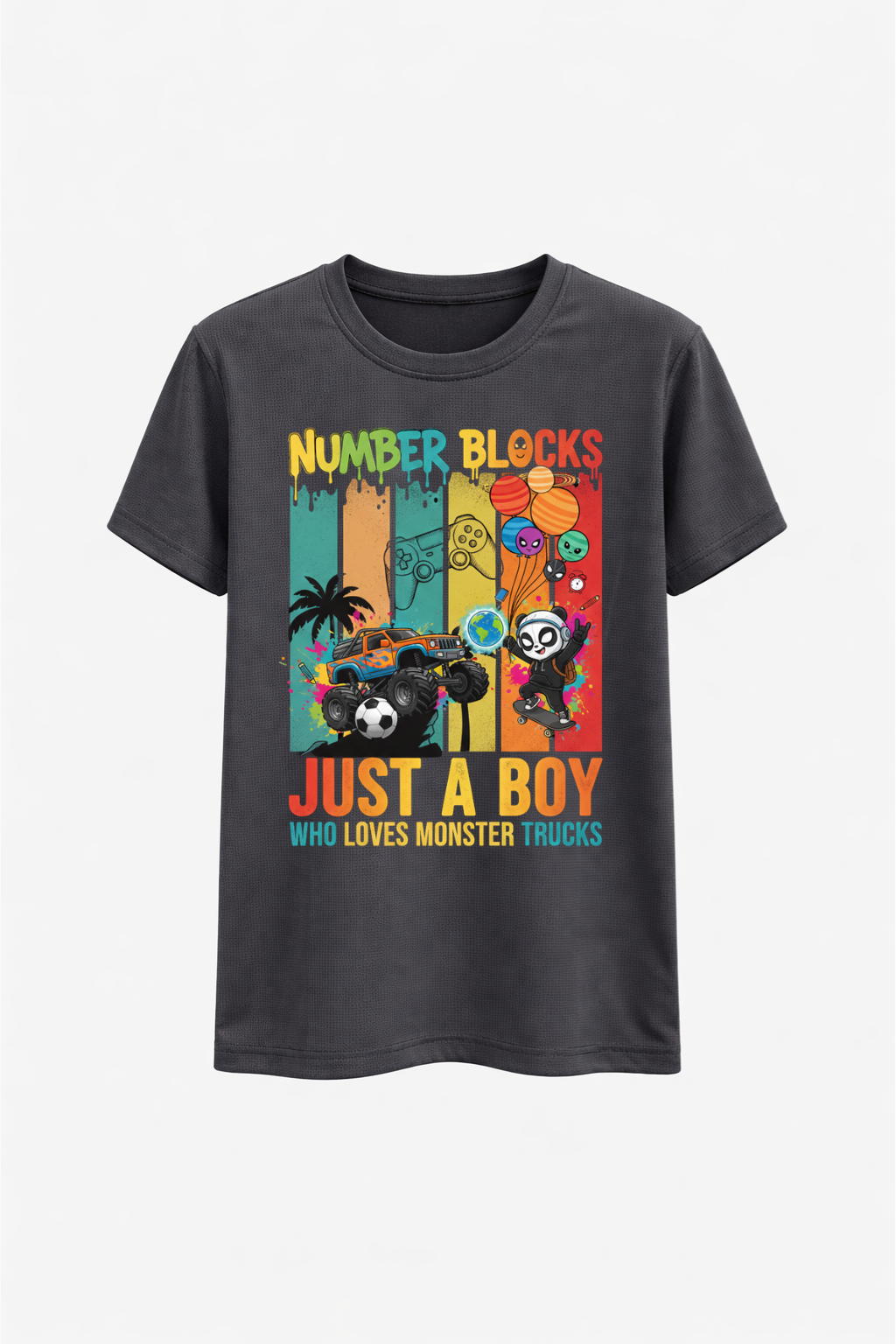 Monster Truck Boy Tee