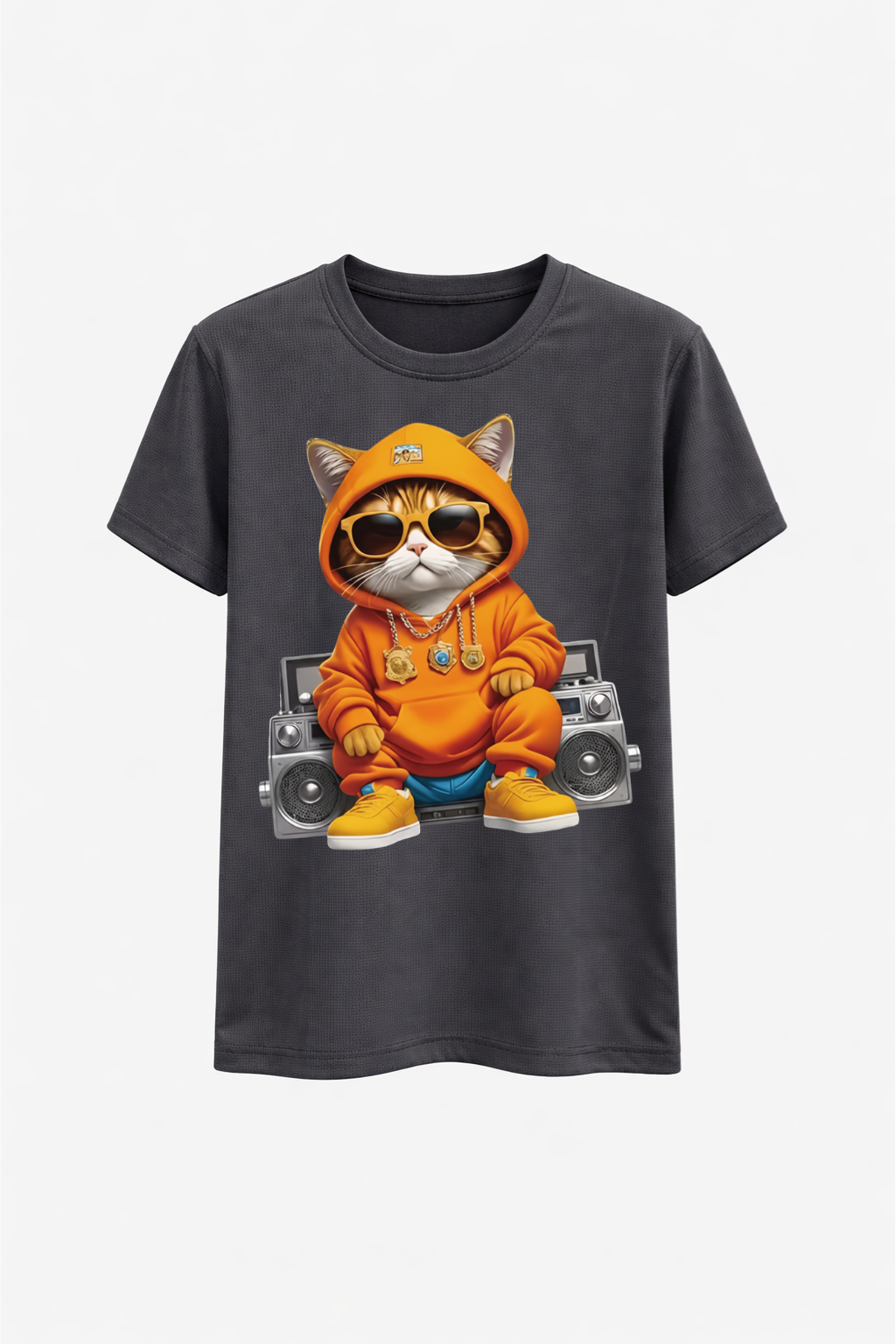 Hoodie Hustle Cat Tee