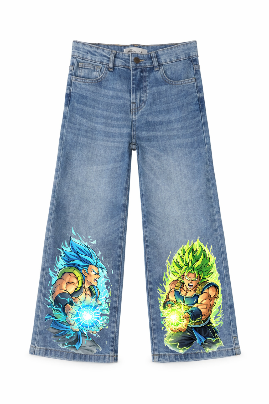 Power Clash Anime Jeans