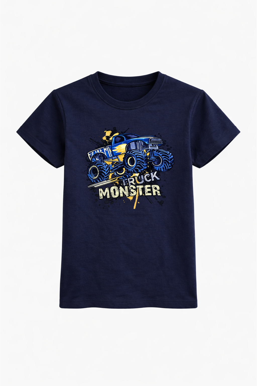Mini Monster Truck Cotton Tee