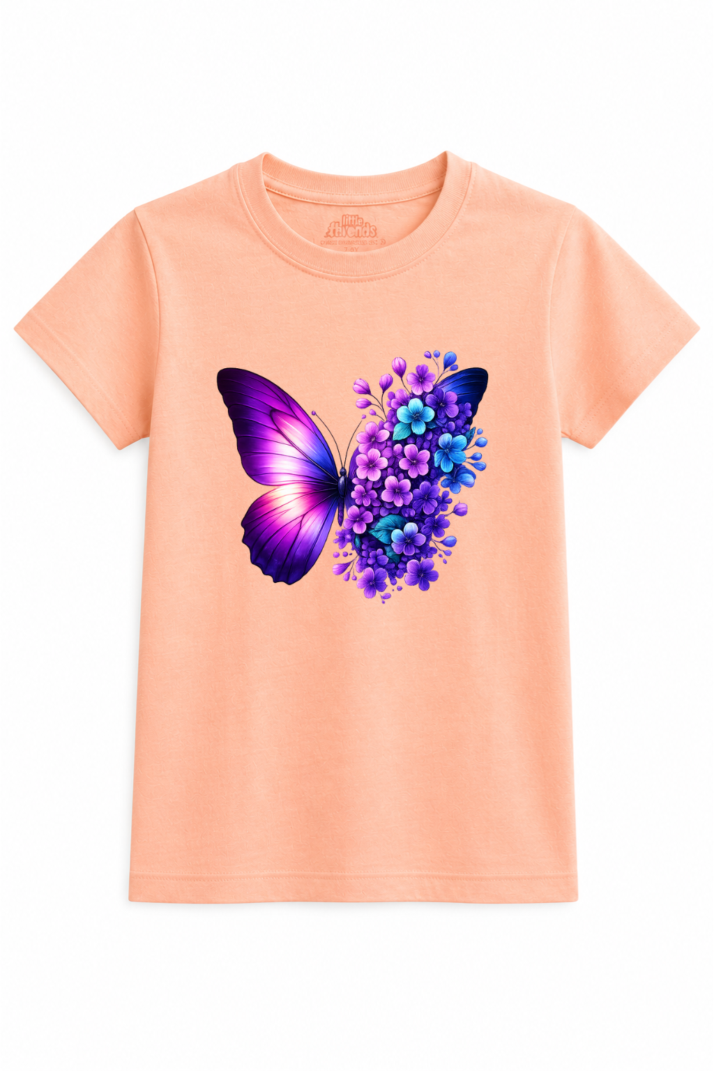 Neon Butterfly Graphic Tee