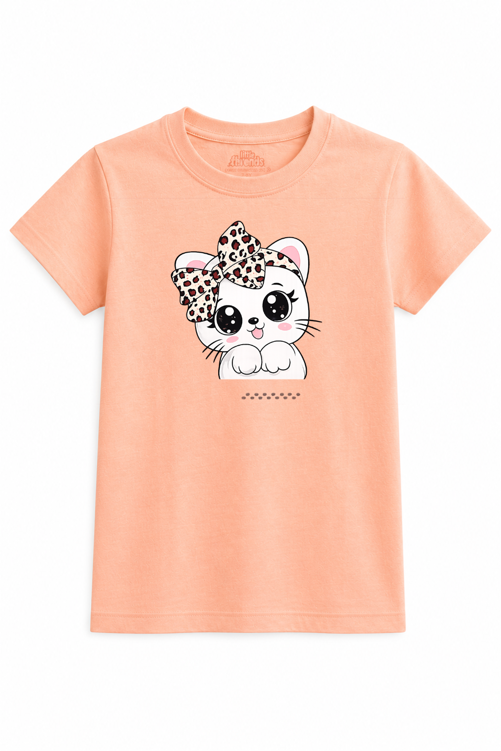 Cute Kitty Bow Tee