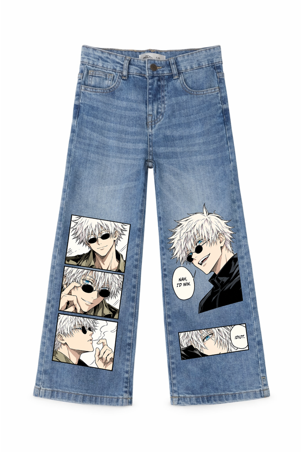 Gojo Manga Graphic Jeans