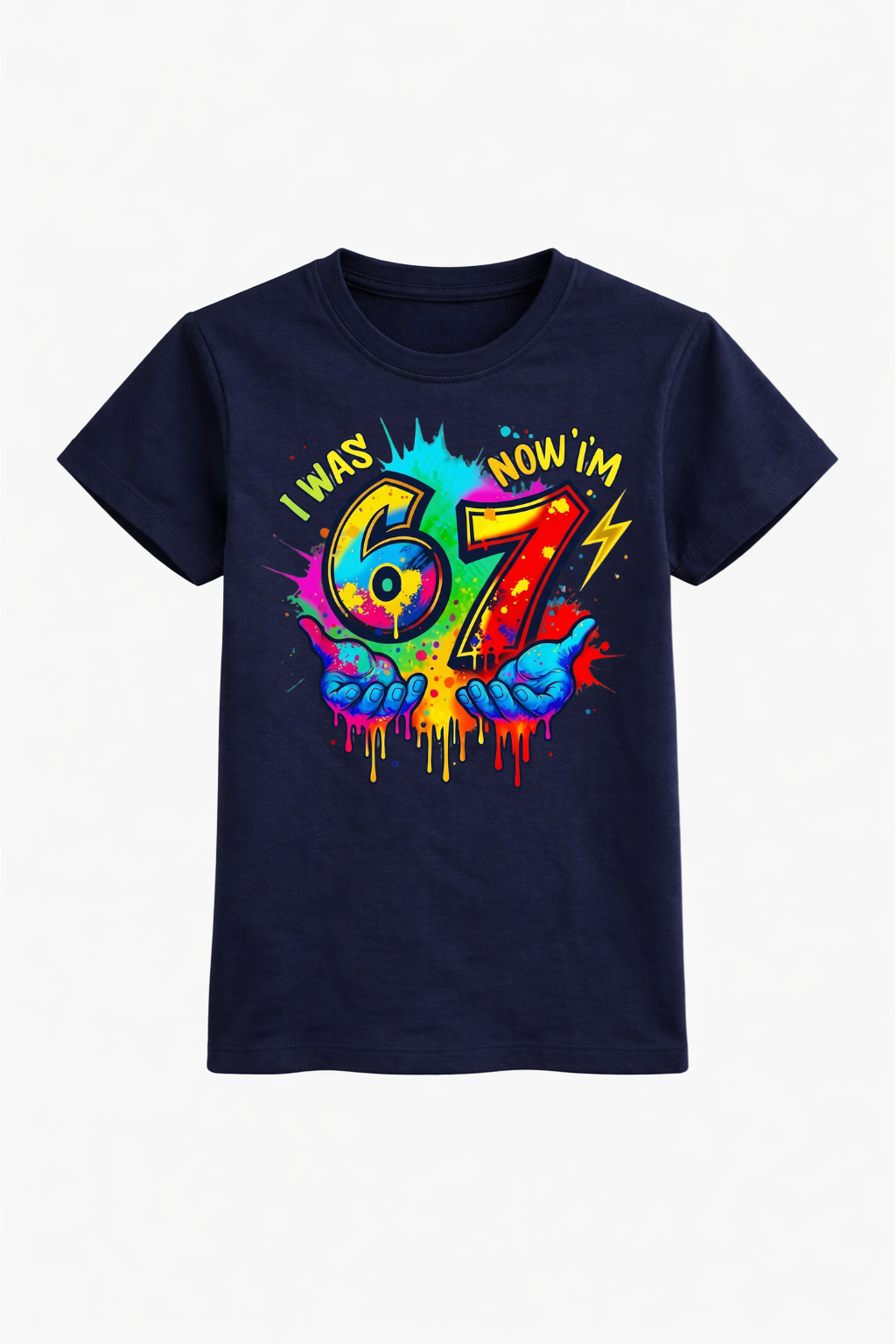I Was 6 Now I’m 7 Birthday Tee
