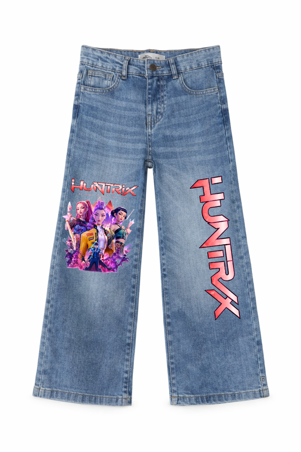 Huntrx Kpop Wide Leg Jeans
