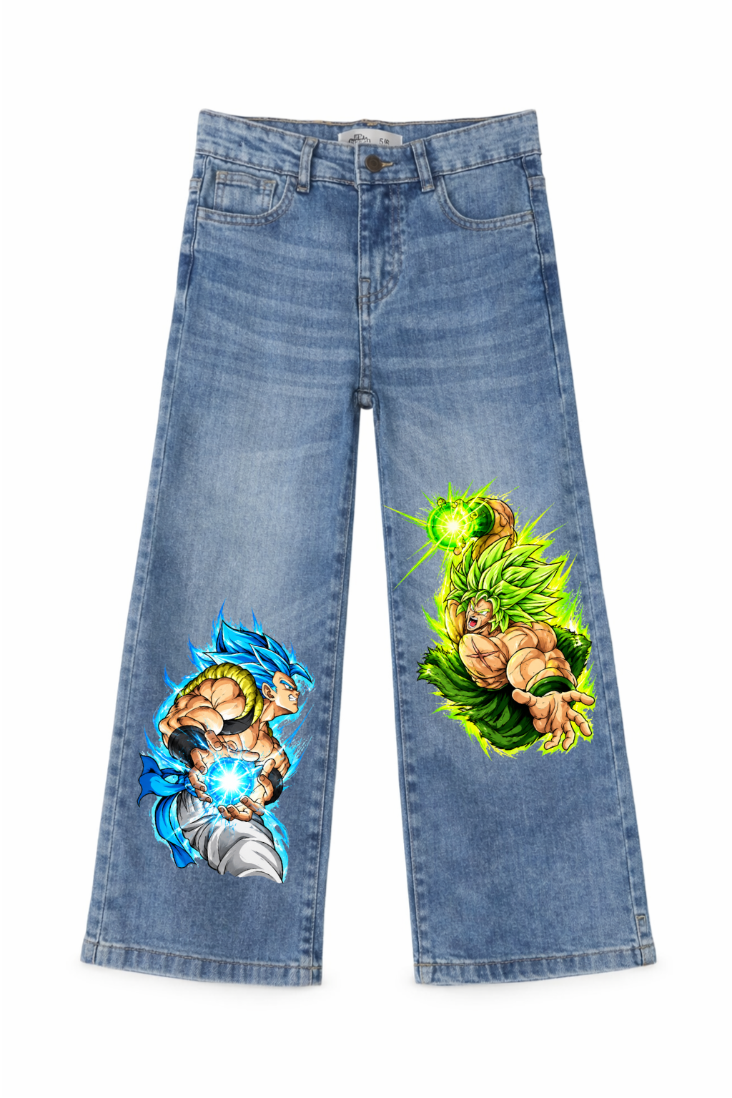 Broly vs Gogeta Power Clash Graphic Jeans
